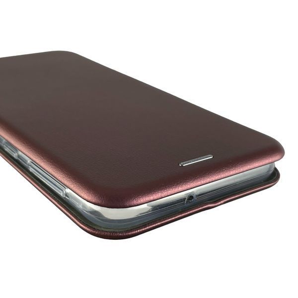 Чехол-книжка для Samsung Galaxy M30s (SM-M307F) с подставкой на самсунг м30с бордовая gd1 0013890 фото