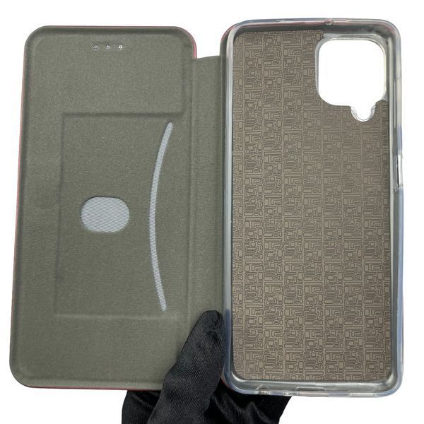 Чохол-книжка для Samsung Galaxy M22 4G SM-M225F з підставкою на самсунг м22 бордова 0002124 фото