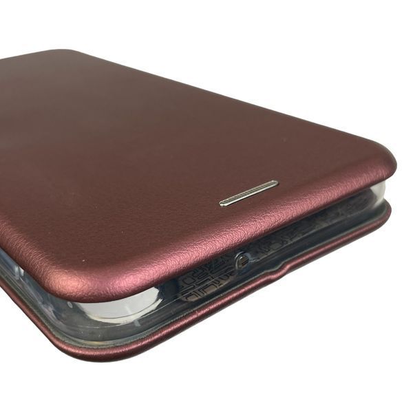 Чохол-книжка для Samsung Galaxy 24 4G SM-A245F з підставкою на самсунг а24 бордова 0002114 фото