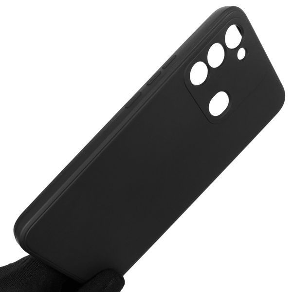 Чехол для TECNO Spark 8C KG5k противоударный с квадратными гранями с защитой камеры на техно спарк 8с чёрный 0001188 фото