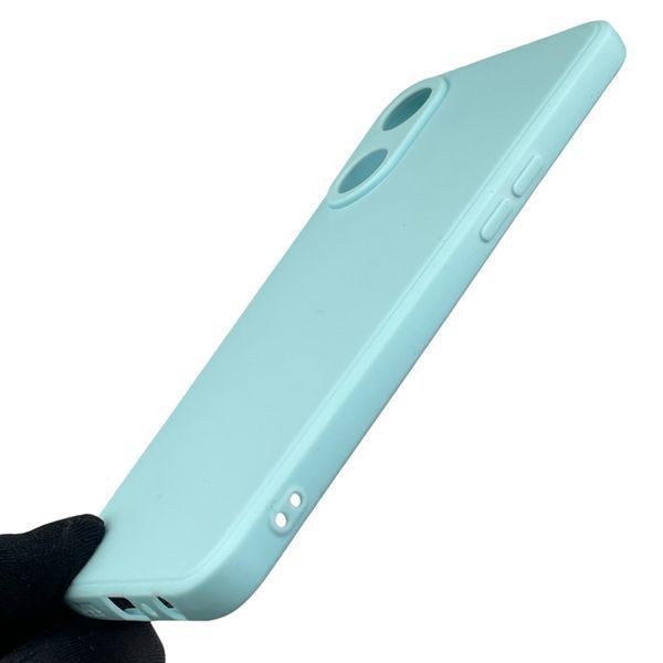 Чохол для OPPO Reno 8T 4G з квадратними гранями із захистом камери на оппо рено 8т 4г бірюзовий 0012465 фото
