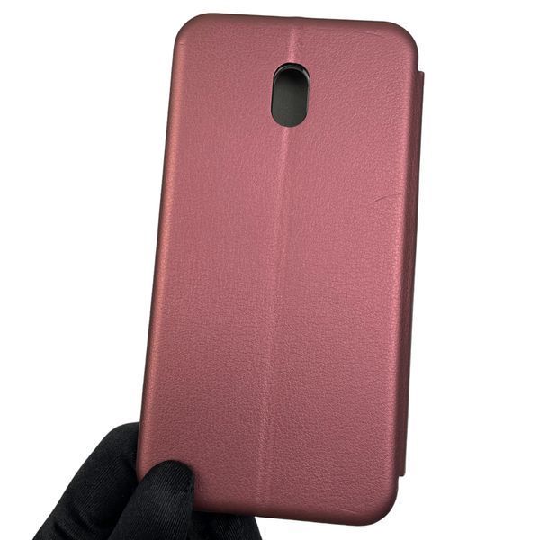 Чохол-книжка для Xiaomi Redmi 8a з підставкою на сяомі редмі 8а бордова 0002175 фото