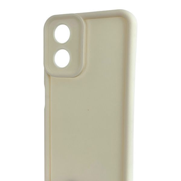 Чохол силіконовий Soft Touch для Motorola G04 молочний (Повний захист камери) 0054388 фото