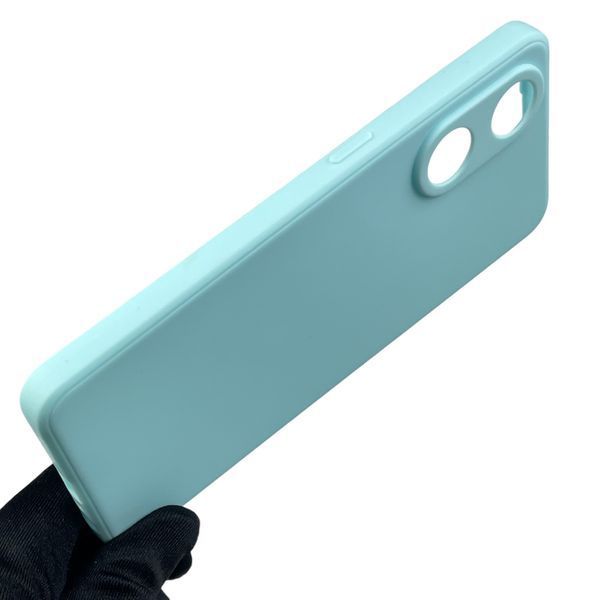 Чохол для OPPO Reno 8T 4G з квадратними гранями із захистом камери на оппо рено 8т 4г бірюзовий 0012465 фото