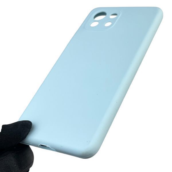Чохол для Xiaomi Mi 11 Lite силіконовий з мікрофіброю нековзний на сяомі мі 11 лайт блакитний 0032434 фото