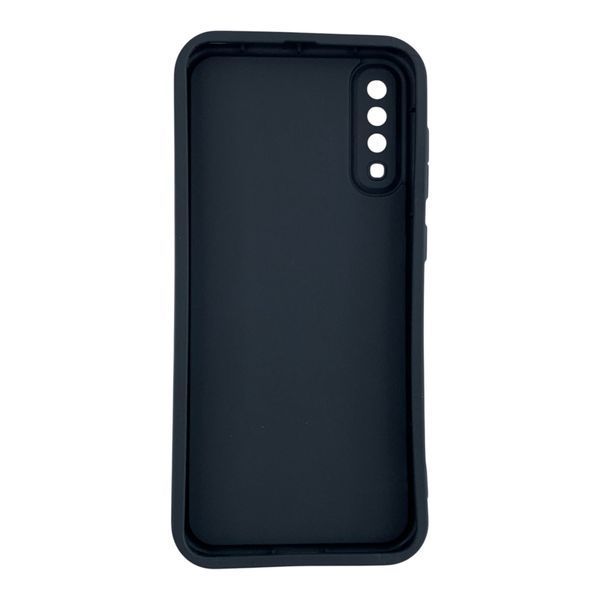 Чехол силиконовый Soft Touch для Samsung Galaxy A70 черный (Полная защита камеры) 0054006 фото