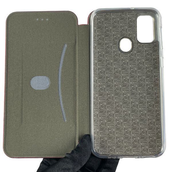Чехол-книжка для Samsung Galaxy M30s (SM-M307F) с подставкой на самсунг м30с бордовая gd1 0013890 фото