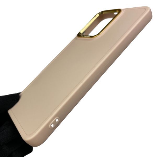 Чохол для Xiaomi Redmi Note 12 4G матовий з високими бортами з мікрофіброю на сяомі редмі нот 12 4г пудровий 0002253 фото