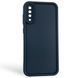 Чехол силиконовый Soft Touch для Samsung Galaxy A70 черный (Полная защита камеры) 0054006 фото 1