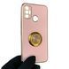 Чехол для Tecno Spark 7 KF6n с кольцом-подставкой с золотой окантовкой на техно спарк 7 пудровый gs1 0020718 фото 1