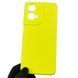 Чехол для Motorola Moto G24 (PB1E0003RS) силиконовый с микрофиброй нескользящий на моторола г24 желтый 0031761 фото 1