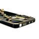 Чехол для телефона Xiaomi Redmi Note 13 Pro 4G женский с ремешком и украшениями и золотой окантовкой на сяоми редми нот 13 про 4г черный gs1 0016287 фото 5