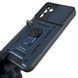 Чехол для Samsung Galaxy M15 (SM-M156) бронированный с кольцом с подставкой на самсунг м15 тёмно-синий 0007964 фото 4