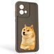 Чехол силиконовый Soft Touch с 3D принтом мема сибу для Motorola Moto G84 (PAYM0011RS) коричневый (Полная защита камеры) 0048040 фото 1