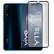 Защитное стекло МАТОВОЕ для телефона Vivo Y11S противоударное полноэкранное на виво у11с черное 0039069 фото 1