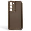 Чехол силиконовый Soft Touch для Samsung Galaxy S23 коричневый (Полная защита камеры) 0054057 фото