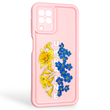 Чехол силиконовый Soft Touch с 3D принтом для Samsung Galaxy M22 4G (SM-M225F) розовый (Полная защита камеры) 0041946 фото