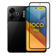 Захисне скло для телефона Xiaomi POCO M6 4G протиударне повноекранне на сяомі поко м6 4г чорне