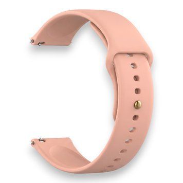 Ремешок силиконовый 22 мм для Gelius Amazwatch GT3 пудровый 0056637 фото
