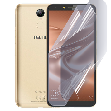 Плівка гідрогелева для Tecno Pouvoir 2 Pro глянцева протиударна на техно поувоир 2 про прозора 0035126 фото