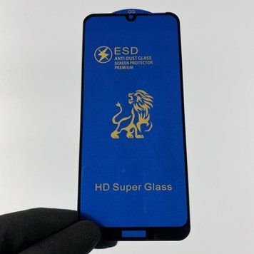 Захисне скло для телефону Huawei Honor 8A протиударне повноекранне на хуавей хонор 8а чорне 0000738 фото