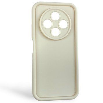 Чохол силіконовий Soft Touch для Tecno Spark 30C (KL5n) молочний (Повний захист камери) 0054446 фото