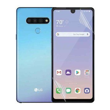 Антишпигун приватна плівка гідрогелева для LG Stylo 6 на лг стило 6 прозора 0030379 фото