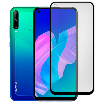 Защитное стекло МАТОВОЕ для телефона Huawei P40 Lite противоударное полноэкранное на хуавей п40 лайт черное 0038985 фото