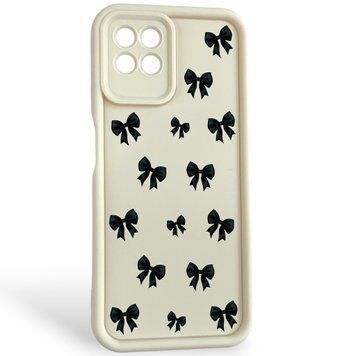 Чохол силіконовий Soft Touch з 3D принтом для Realme 8i молочний (Повний захист камери) 0057506 фото