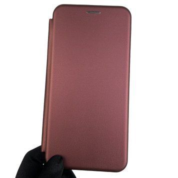 Чехол-книжка для OPPO A52 с подставкой на оппо а52 бордовая 0001617 фото