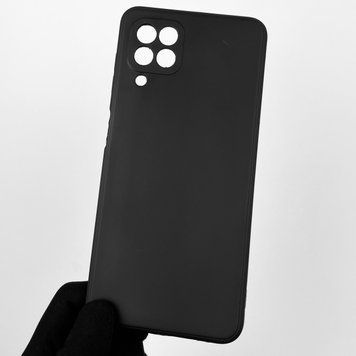 Чохол для Samsung Galaxy M22 4G SM-M225F із квадратними гранями із захистом камери на самсунг м22 4г чорний 0001289 фото