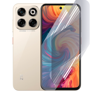 Плёнка гидрогелевая для ZTE Blade V70 2024 глянцевая противоударная на зте блейд в70 2024 прозрачная 0035476 фото