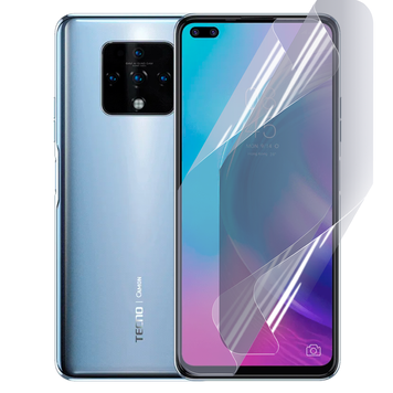 Плівка гідрогелева для Tecno Camon 16 Premier глянцева протиударна на техно камон 16 премьер прозора 0035024 фото