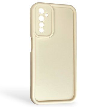 Чехол силиконовый Soft Touch для Realme 6 молочный (Полная защита камеры) 0044004 фото