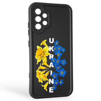 Чехол силиконовый Soft Touch с 3D принтом для Samsung Galaxy A32 4G (SM-A325F) черный (Полная защита камеры) 0042000 фото