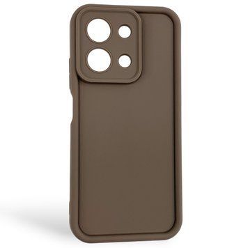 Чехол силиконовый Soft Touch для Xiaomi Poco C85 коричневый (Полная защита камеры) 0053857 фото