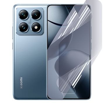 Плёнка гидрогелевая для Xiaomi 14T глянцевая противоударная на сяоми 14т прозрачная 0012279 фото