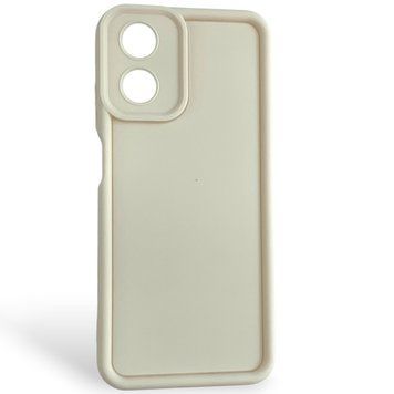 Чехол силиконовый Soft Touch для Motorola G04s молочный (Полная защита камеры) 0054389 фото