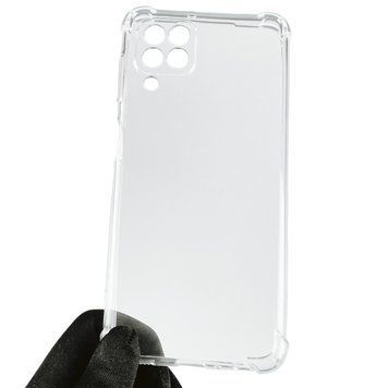 Чохол для Samsung Galaxy M22 4G SM-M225F з бронь кутами кути вище екрана протиударний на самсунг м22 4г прозорий 0000385 фото