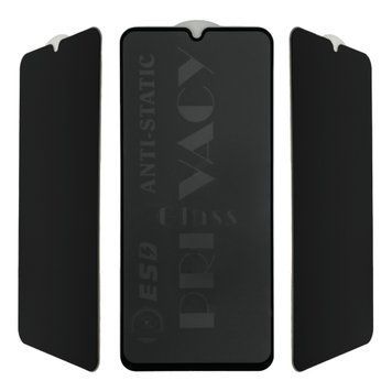 Захисне скло для телефону Samsung Galaxy A05 SM-A055 ЧАСТНЕ АНТИ-ШПІОН на самсунг а05 чорне 0004376 фото