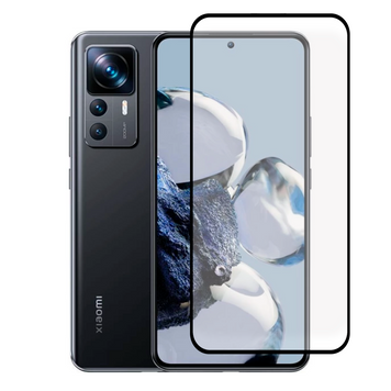 Защитное стекло для телефона Xiaomi 12T Pro противоударное полноэкранное на сяоми 12т про черное 0038821 фото