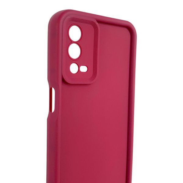 Чехол силиконовый Soft Touch для Oppo A55 бордовый (Полная защита камеры) 0054278 фото