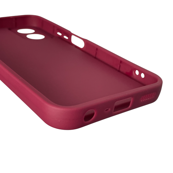 Чехол силиконовый Soft Touch для OPPO A18 4G (CPH2591) бордовый (Полная защита камеры) 0044264 фото