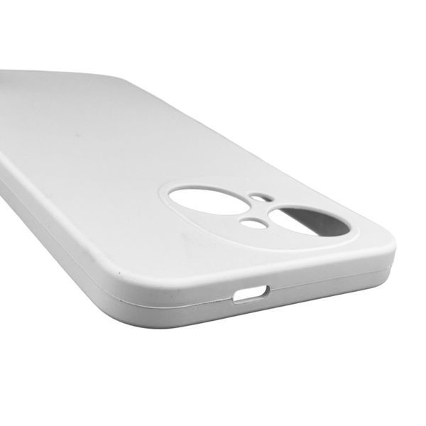 Чохол для Tecno Spark Go 2025 (KL4) силіконовий з мікрофіброю нековзний на техно спарк го 2025 білий 0032315 фото