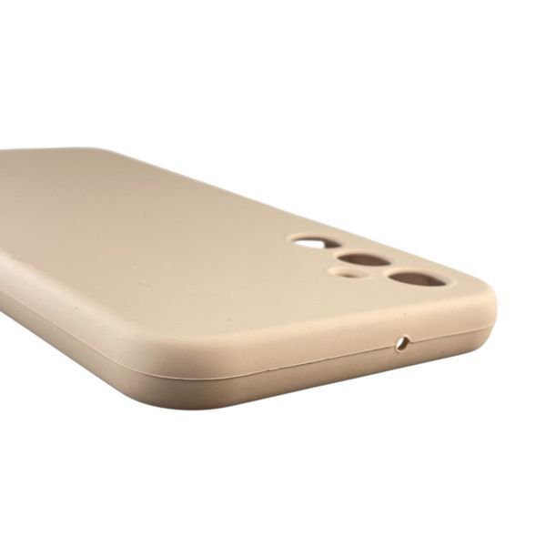 Чохол для Samsung Galaxy A24 (SM-A245F) силіконовий з мікрофіброю нековзний на самсунг а24 пудровий 0031875 фото