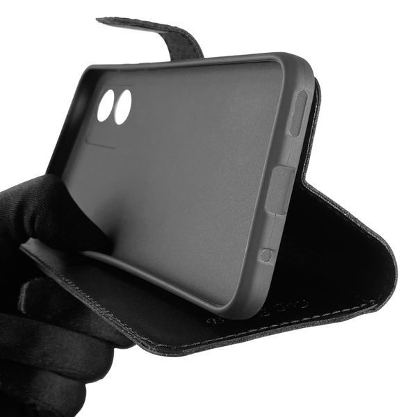 Чохол-книжка для Motorola Moto E13 (PAXT0034) із застібкою на магніті на моторола е13 чорна 0011871 фото
