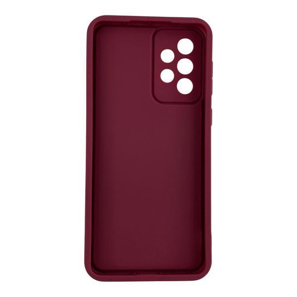 Чехол силиконовый Soft Touch для Samsung Galaxy A73 5G бордовый (Полная защита камеры) 0054007 фото