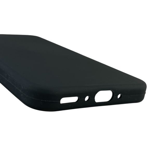 Чохол для Samsung Galaxy A35 5G (SM-A356B) силіконовий з мікрофіброю нековзний на самсунг а35 5г чорний 0031949 фото