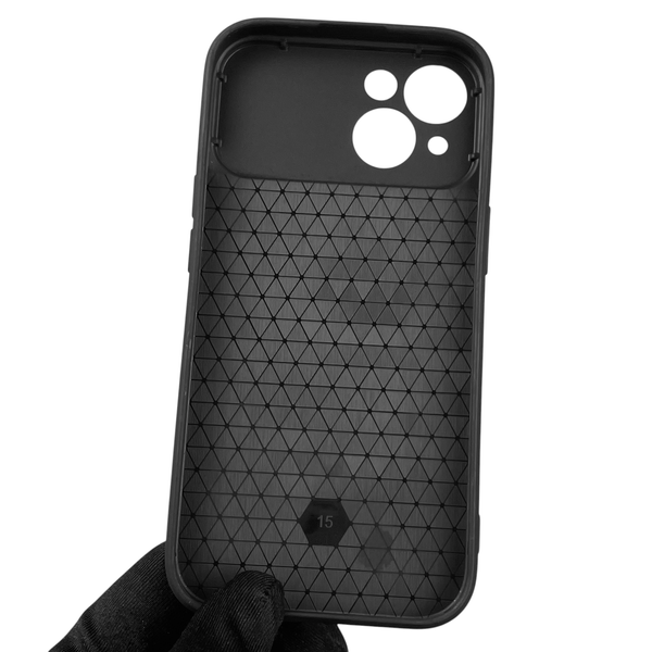 Чехол для Apple iPhone 15 бронированный с кольцом со шторкой на айфон 15 чёрный rg1 0015594 фото