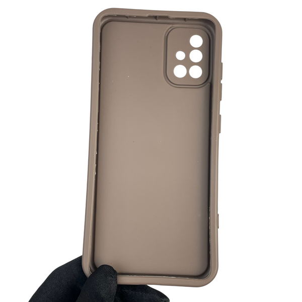 Чехол силиконовый Soft Touch для Samsung Galaxy A51 (SM-A515F) коричневый (Полная защита камеры) 0039667 фото